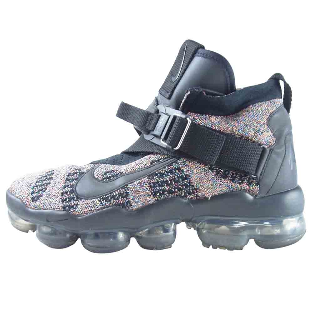 NIKE ナイキ 18AW AO3241-003 AIR VAPORMAX PREMIER FLYKNIT エア ヴェイパーマックス プレミア フライニット スニーカー ブラック系 US9.5【中古】