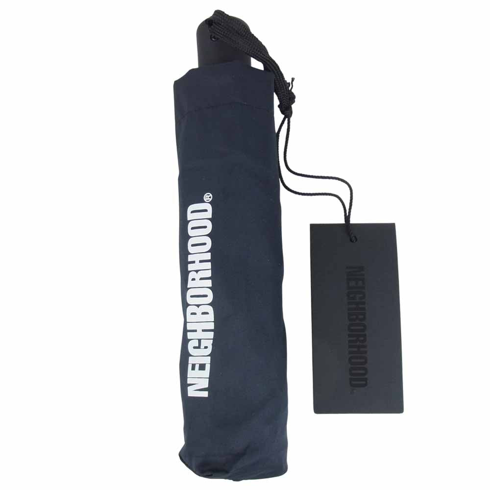 NEIGHBORHOOD ネイバーフッド 21SS  211GINH-AC01S CI / E-UMBRELLA  折り畳み 傘 ブラック系 F【新古品】【未使用】【中古】
