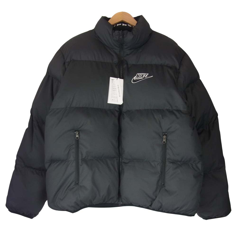 Supreme シュプリーム Nike Reversible Puffy Jacket リバーシブル パフィー ブラック系 L【中古】