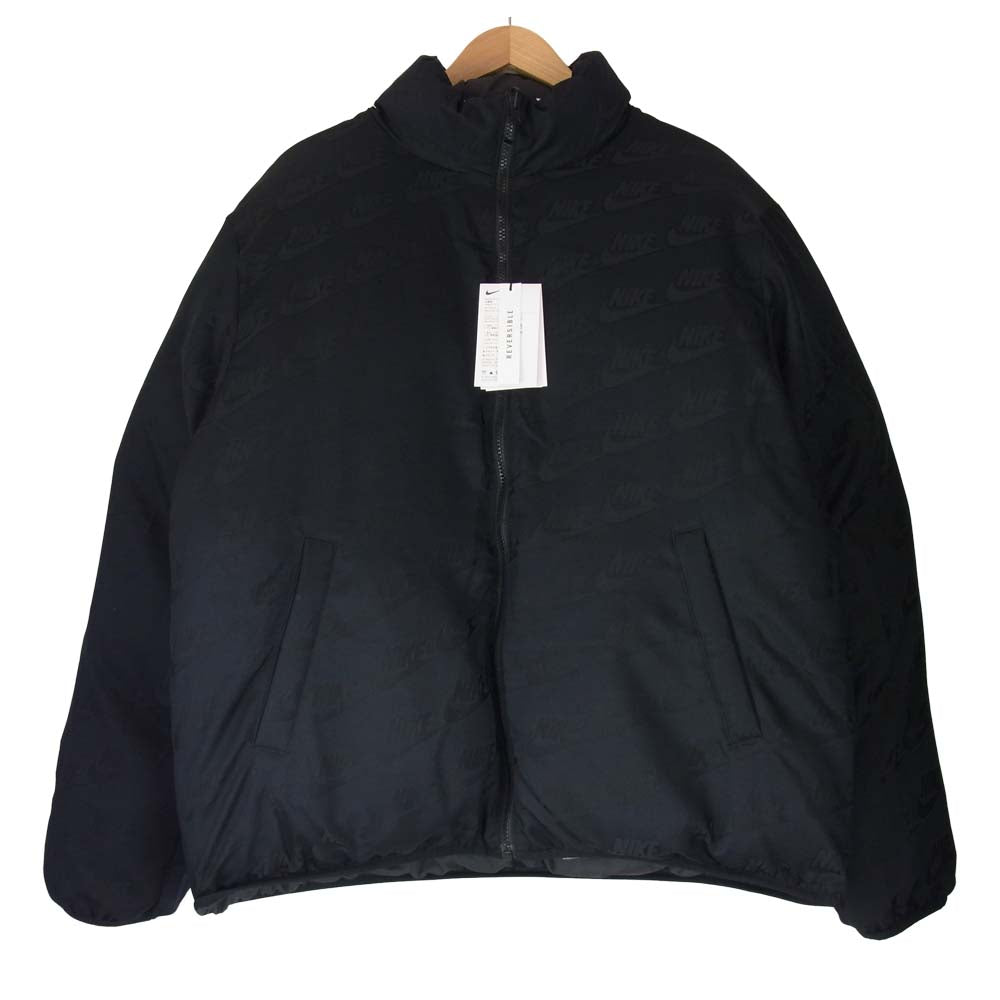 Supreme シュプリーム Nike Reversible Puffy Jacket リバーシブル パフィー ブラック系 L【中古】