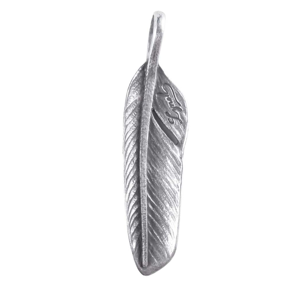 LYNCH SILVERSMITH リンチシルバースミス LPL フェザー トップ 羽根 モチーフ ペンダントトップ シルバー系【中古】