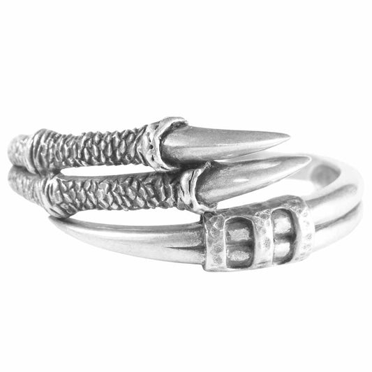 エーアンドジー 爪 クロー バングル ブレスレット アクセサリー シルバー系【中古】