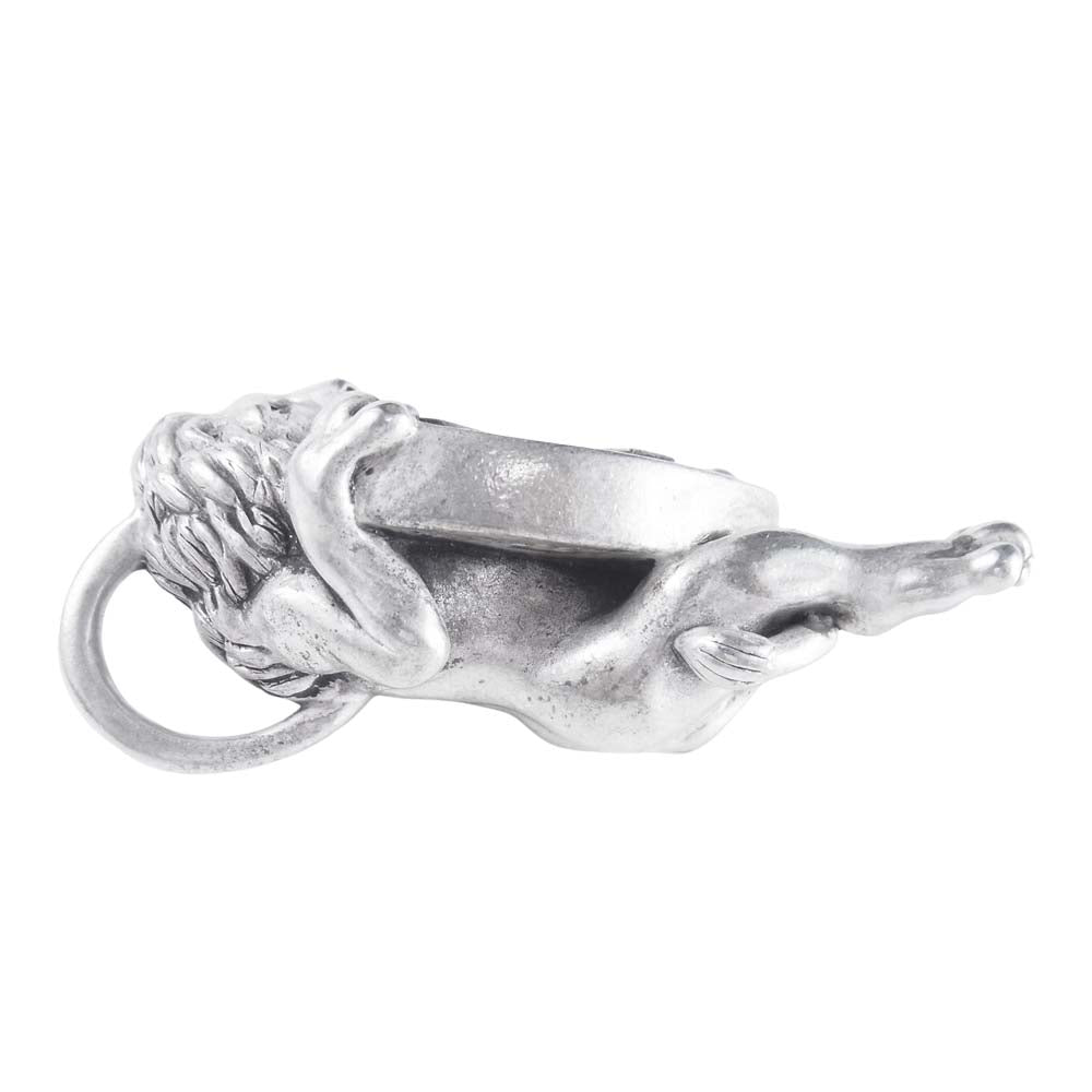 Justin Davis ジャスティンデイビス SPJ523 REGAL LION リーガル ライオン ペンダント シルバー系【中古】