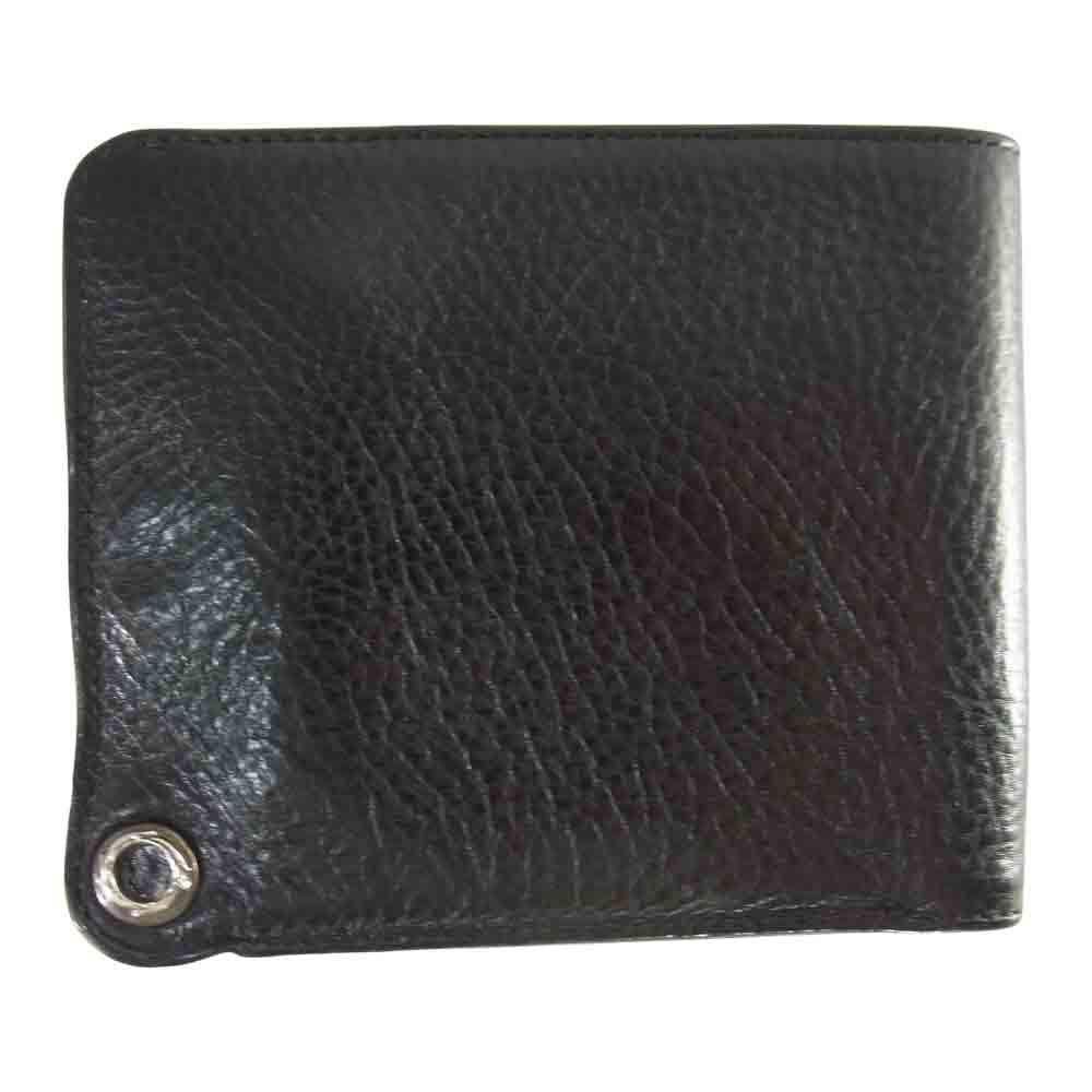 CHROME HEARTS クロムハーツ（原本無） 1SNAP クロスボールボタン ワンスナップ ウォレット ブラック系【中古】