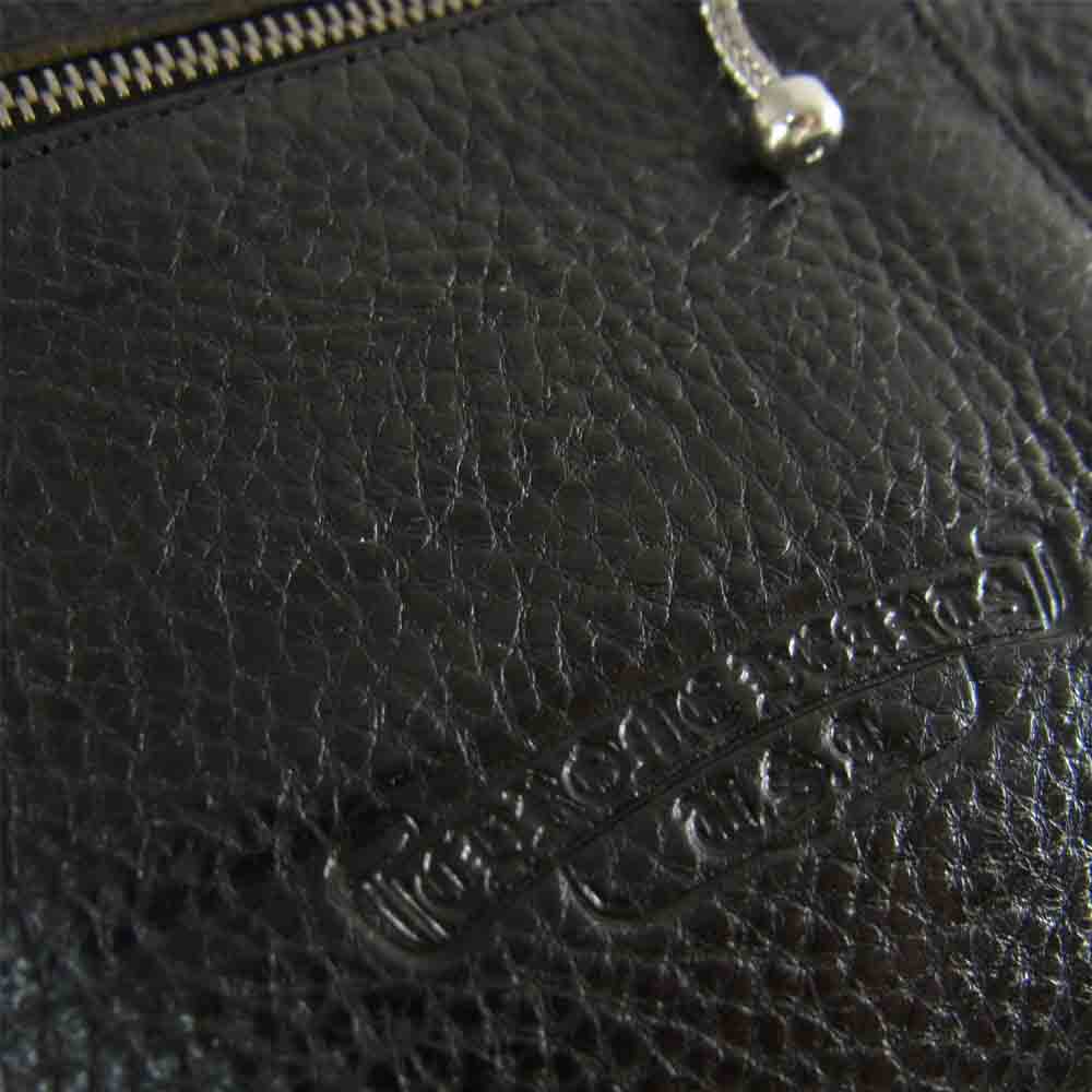 CHROME HEARTS クロムハーツ（原本無） 1SNAP クロスボールボタン ワンスナップ ウォレット ブラック系【中古】
