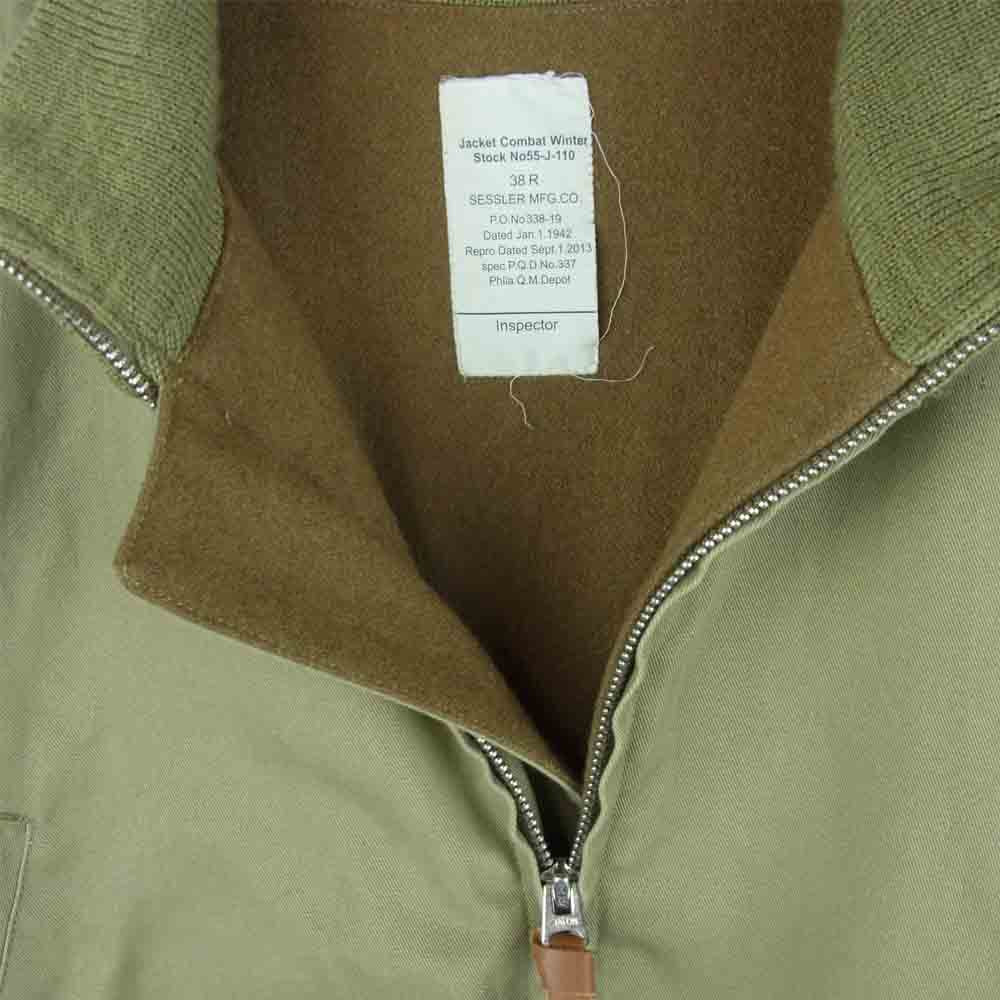 セスラー Jacket Combat Winter Stock No55-J-110 タンカース ジャケット 中国製 カーキ系 38R【中古】