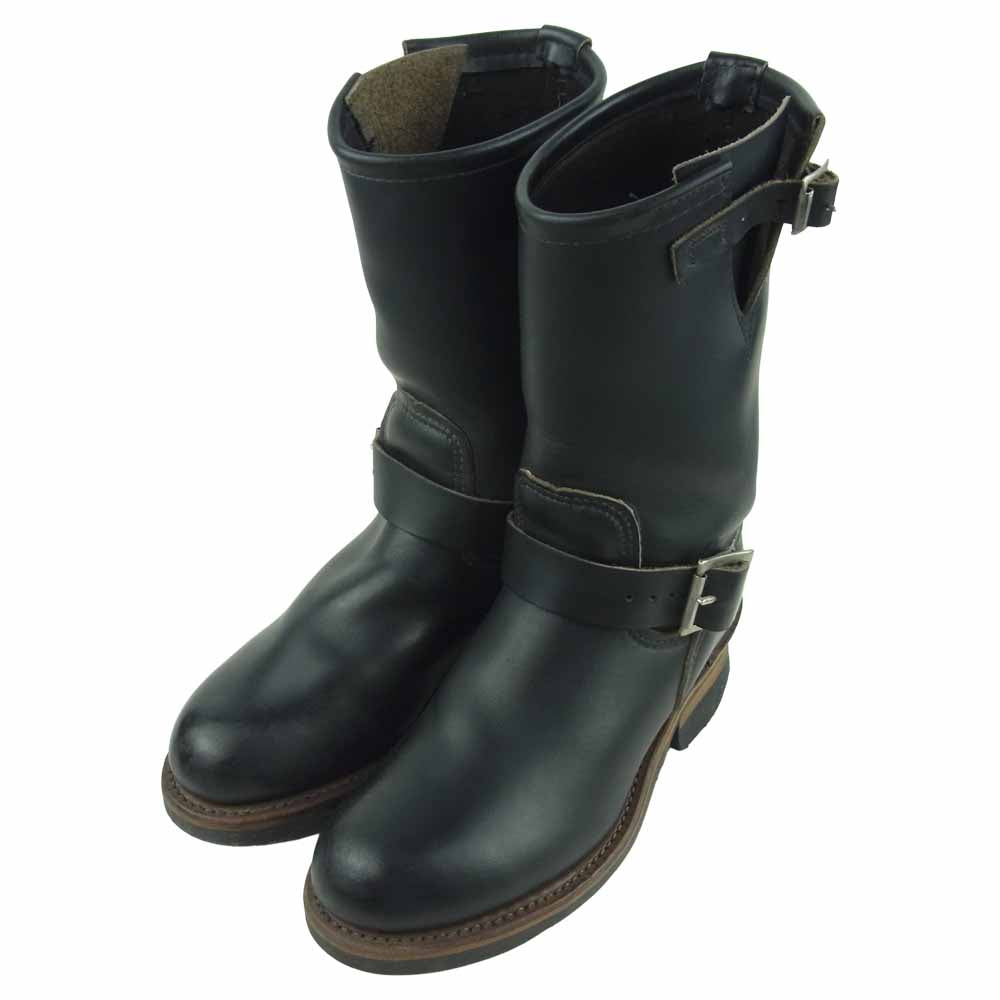 RED WING レッドウィング 2268 エンジニア レザー ブーツ 16320 ブラック系 5.5D【中古】
