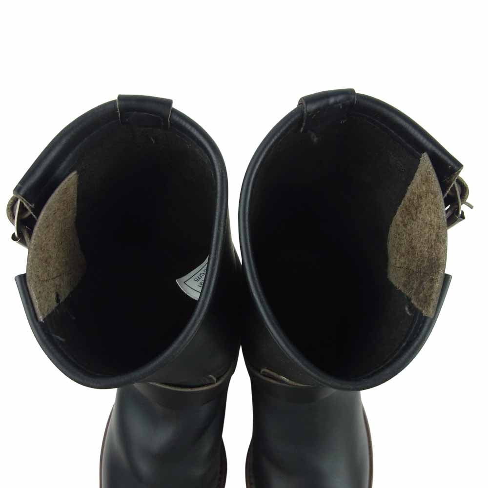 RED WING レッドウィング 2268 エンジニア レザー ブーツ 16320 ブラック系 5.5D【中古】