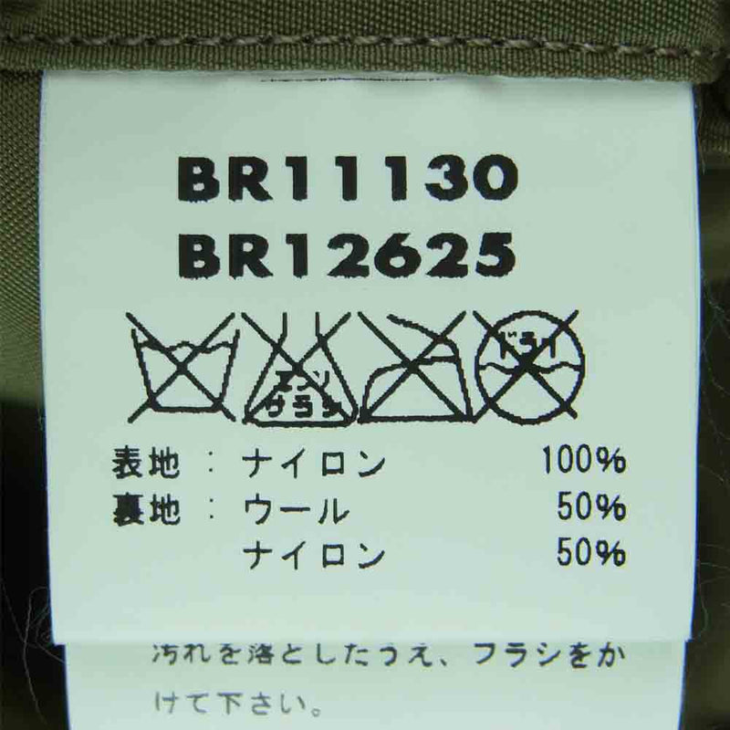 Buzz Rickson's バズリクソンズ BR12625 Type L-2 AMERICAN PAD&TEXTILE フライト ジャケット カーキ系 40【中古】