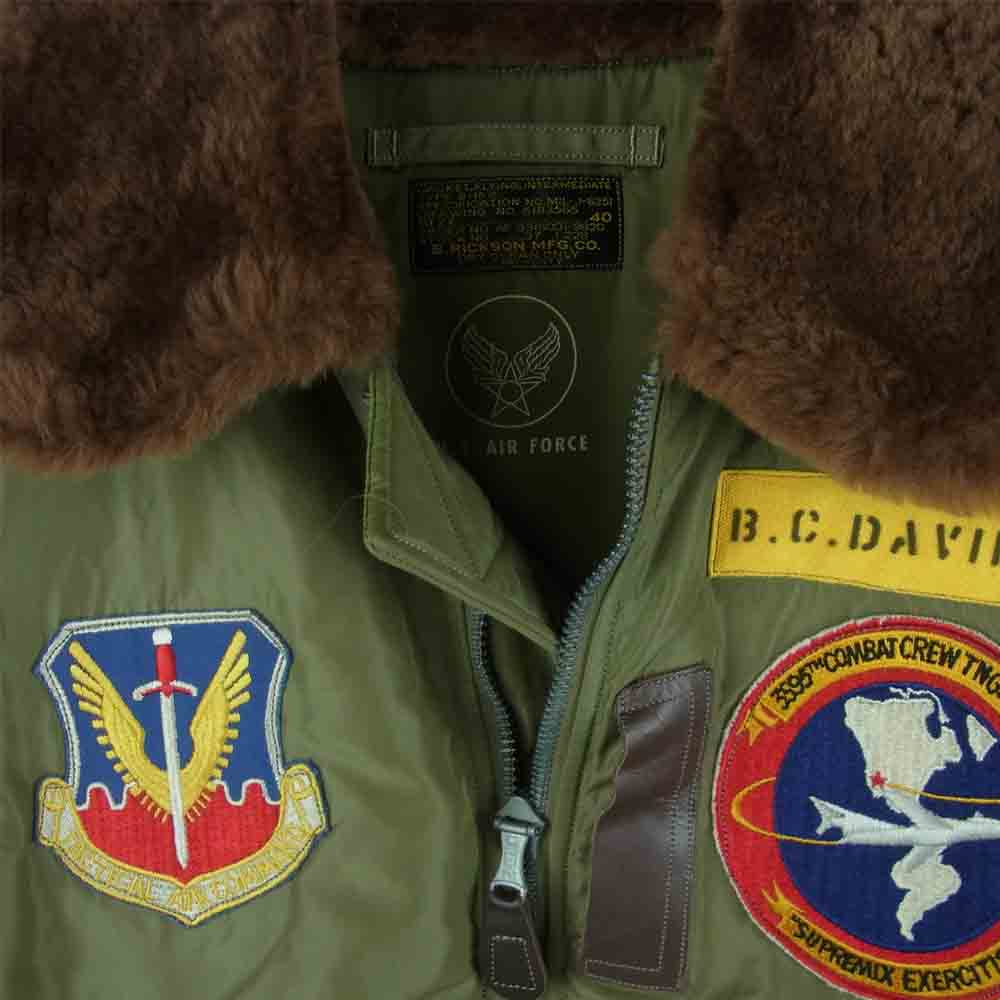 Buzz Rickson's バズリクソンズ BR11309 Type B-15 襟ボア ワッペン