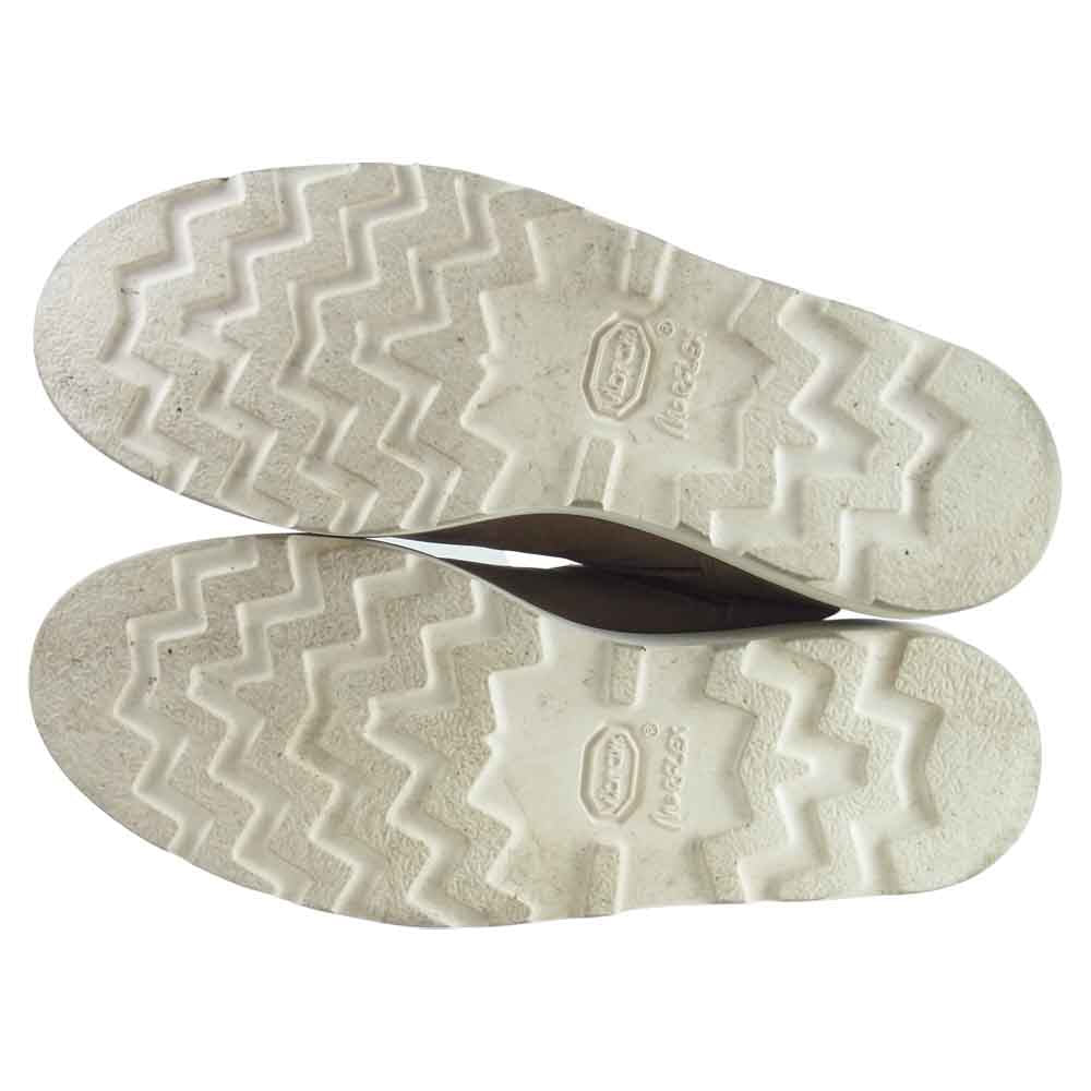 wjk ダブルジェイケイ 8805 MOUTON COW SUEDE ZIP エンジニア ブーツ スウェード ベージュ系 42【中古】