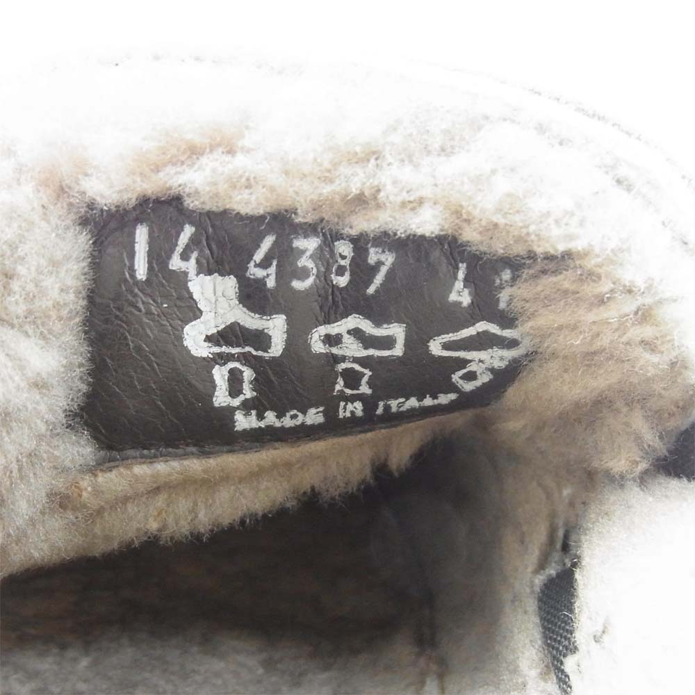 junhashimoto ジュンハシモト 9999141270152 カモ柄 ムートン スリッポン チャコール系 41【中古】