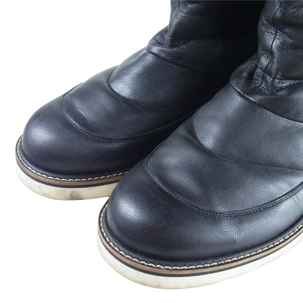 wjk ダブルジェイケイ black sheep シュレープ ペコス ブーツ レザー 8801 bt15c ブラック系 42【中古】