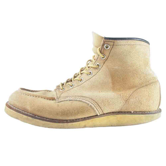 RED WING レッドウィング 8173 CLASSIC MOC TOE 刺繍羽タグ クラシック モックトゥ ブーツ ベージュ系 10E【中古】