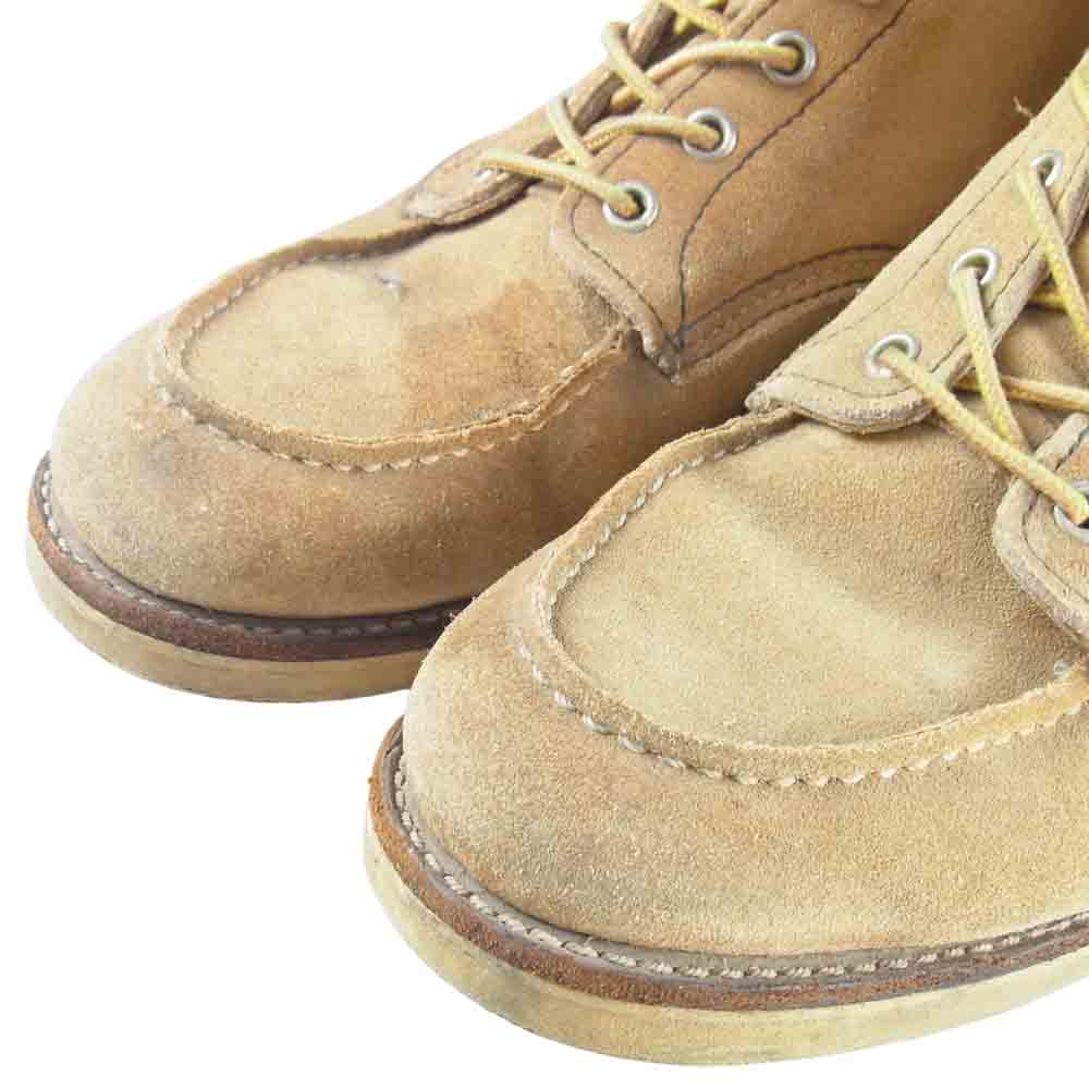 RED WING レッドウィング 8173 CLASSIC MOC TOE 刺繍羽タグ クラシック モックトゥ ブーツ ベージュ系 10E【中古】