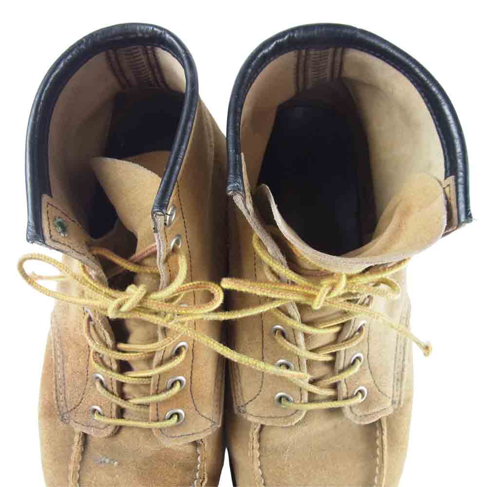 RED WING レッドウィング 8173 CLASSIC MOC TOE 刺繍羽タグ クラシック モックトゥ ブーツ ベージュ系 10E【中古】