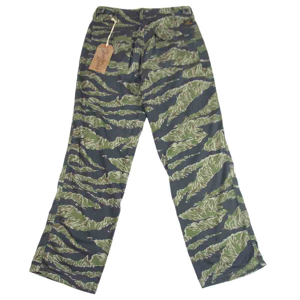 TENDERLOIN テンダーロイン T-BAMBOO PNT バンブー パンツ 日本製 カモ 迷彩 コットン CAMO XS【中古】