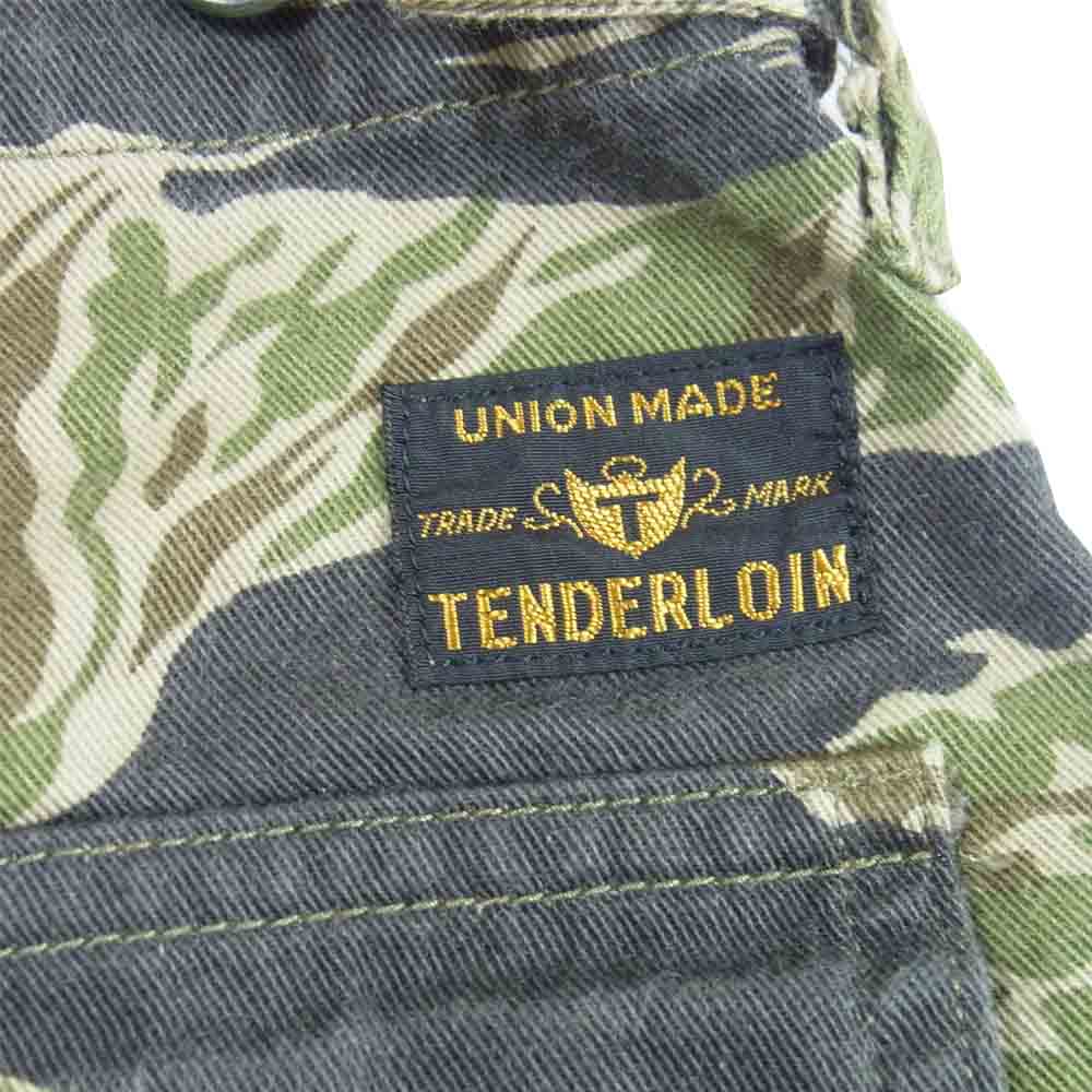 TENDERLOIN テンダーロイン T-BAMBOO PNT バンブー パンツ 日本製 カモ 迷彩 コットン CAMO XS【中古】