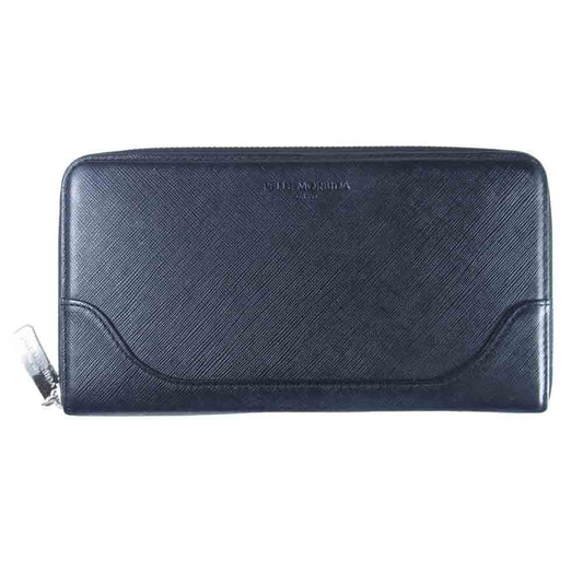 PELLE MORBIDA ペッレモルビダ PMO-BA111 Barca Long Wallet バルカ ロング ウォレット ブラック系【美品】【中古】