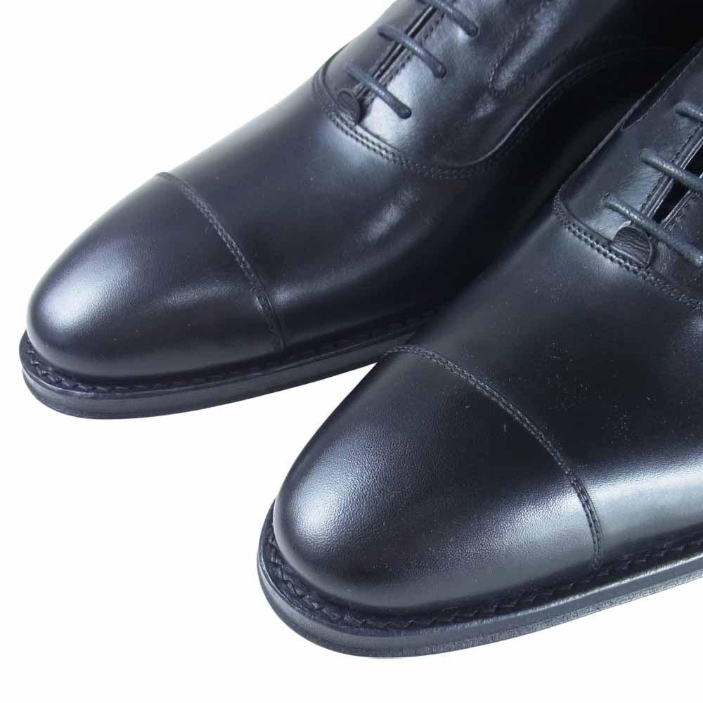 JALAN SRIWIJAYA ジャランスリウァヤ 98654 キャップトゥ ストレートチップ ビジネスシューズ カーフレザー BlackCalf 5【美品】【中古】