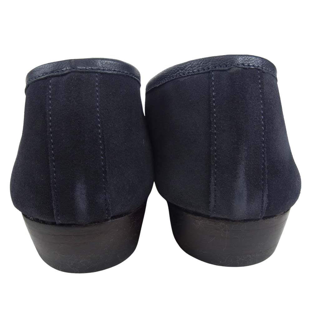 JALAN SRIWIJAYA ジャランスリウァヤ 98917 スエード タッセル ローファー スリッポン シューズ  ネイビー系 8【美品】【中古】