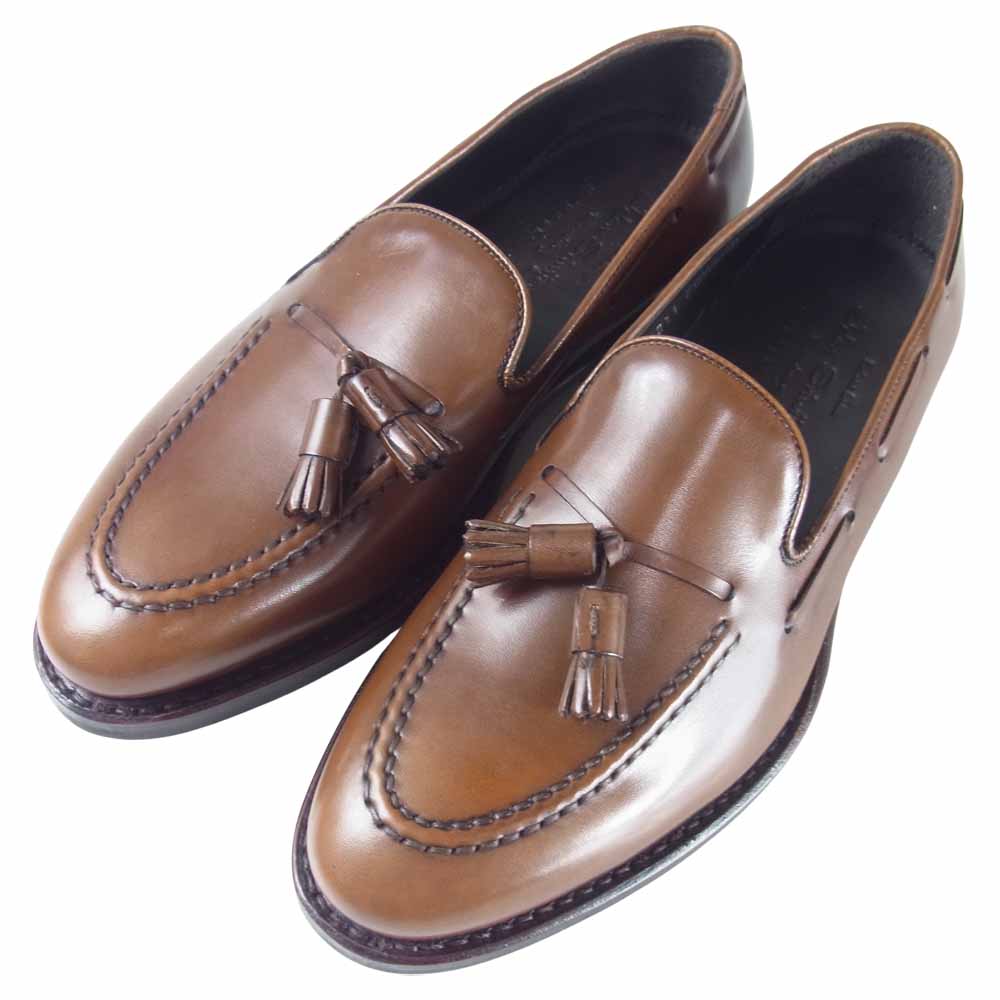 JALAN SRIWIJAYA ジャランスリウァヤ 98811 タッセルローファー スリッポン シューズ DAINITE ダイナイトソール カーフレザー CuoioCalf 5.5【極上美品】【中古】