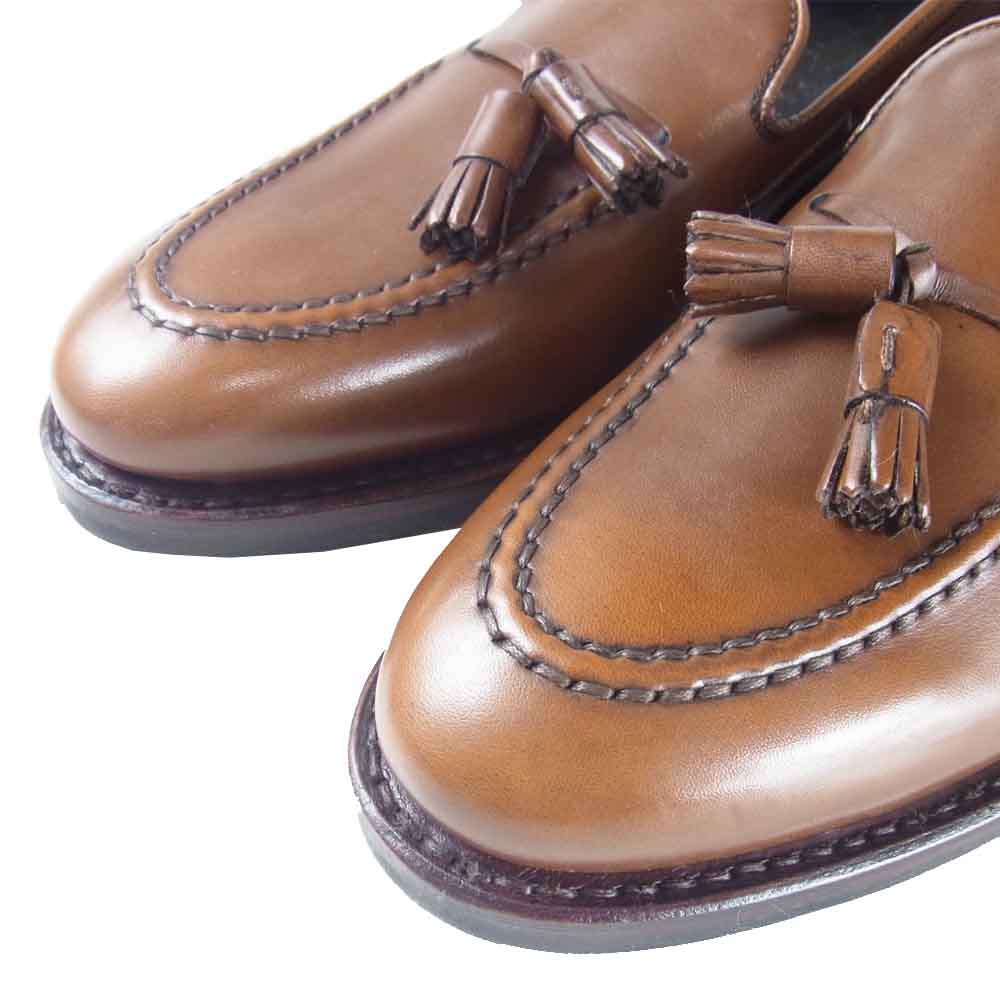 JALAN SRIWIJAYA ジャランスリウァヤ 98811 タッセルローファー スリッポン シューズ DAINITE ダイナイトソール カーフレザー CuoioCalf 5.5【極上美品】【中古】