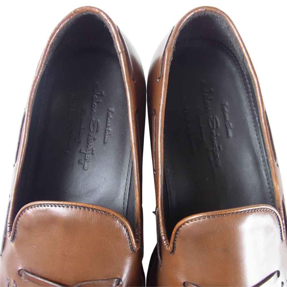JALAN SRIWIJAYA ジャランスリウァヤ 98811 タッセルローファー スリッポン シューズ DAINITE ダイナイトソール カーフレザー CuoioCalf 5.5【極上美品】【中古】