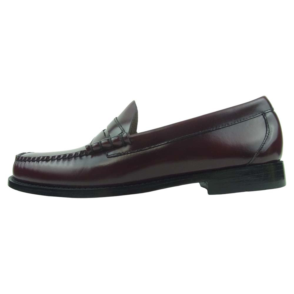 ジーエイチバス BA11010 WEEJUNS ウィージャンズ コイン レザー ローファー WINE LTHR UK7【極上美品】【中古】
