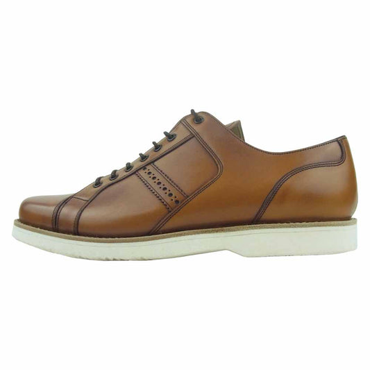 バーカー 4569FW10 Jimmy レザー ローカット シューズ イギリス製 ブラウン系 6.5【美品】【中古】
