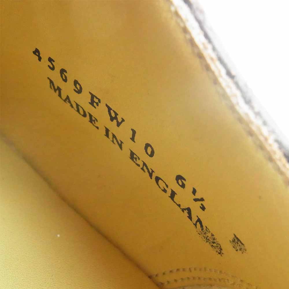 バーカー 4569FW10 Jimmy レザー ローカット シューズ イギリス製 ブラウン系 6.5【美品】【中古】
