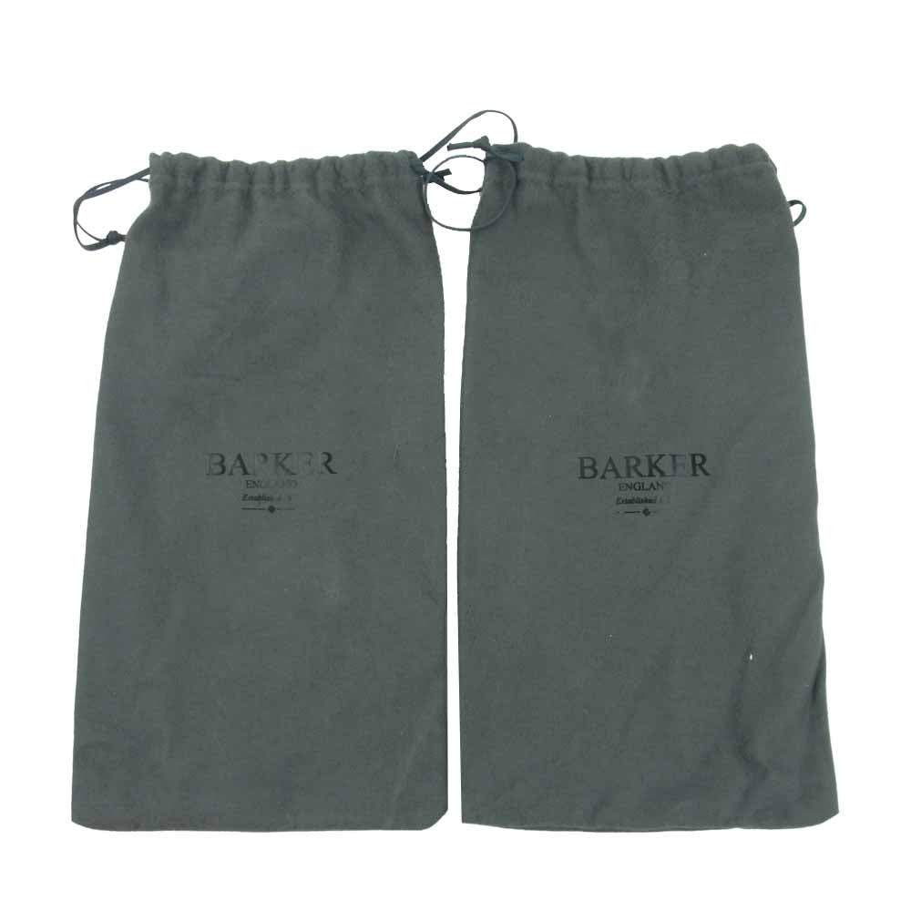 バーカー 4569FW10 Jimmy レザー ローカット シューズ イギリス製 ブラウン系 6.5【美品】【中古】
