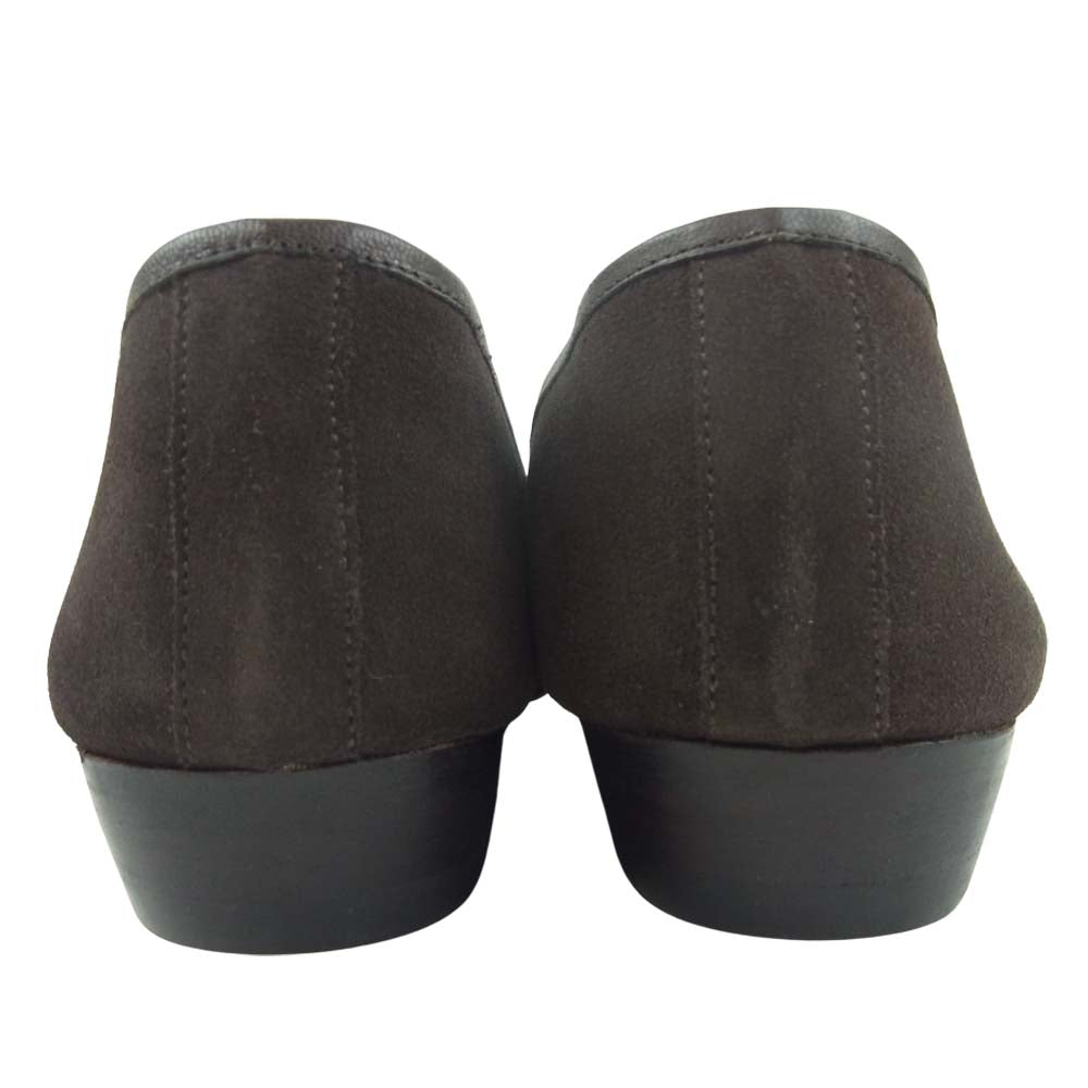 JALAN SRIWIJAYA ジャランスリウァヤ 98917 スエード タッセル ローファー スリッポン ダークブラウン系 8.5【美品】【中古】