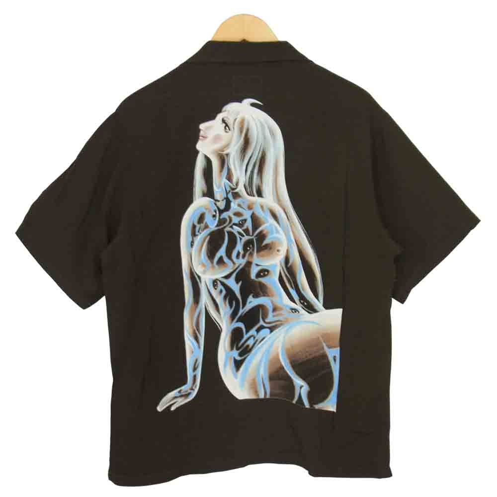 HYSTERIC GLAMOUR ヒステリックグラマー 21SS 02211AH15 手塚治虫 シャミー1000 ＆ 理知的型 アロハ シャツ ブラウン系 M【新古品】【未使用】【中古】
