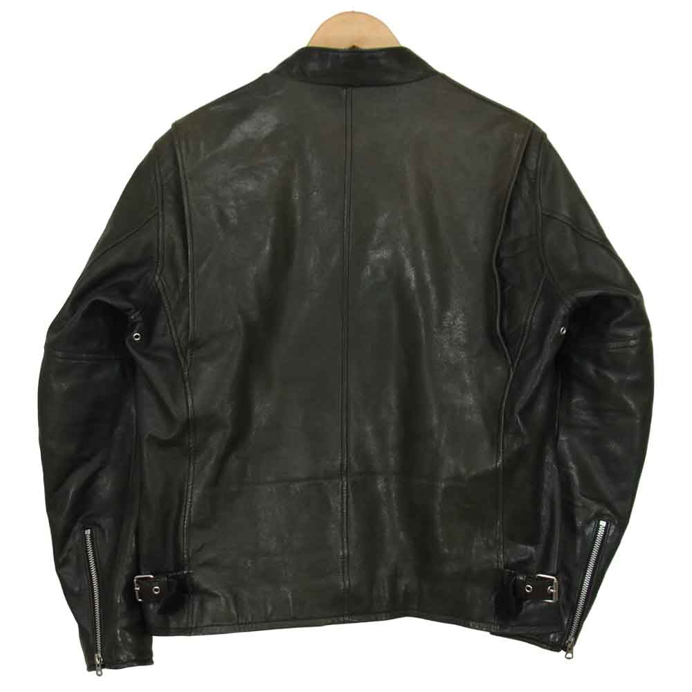schott ショット 3191050 C.R.J HAWAIIAN LINING クラシック レーサー ジャケット シープスキン ライダース ブラック系 M【中古】