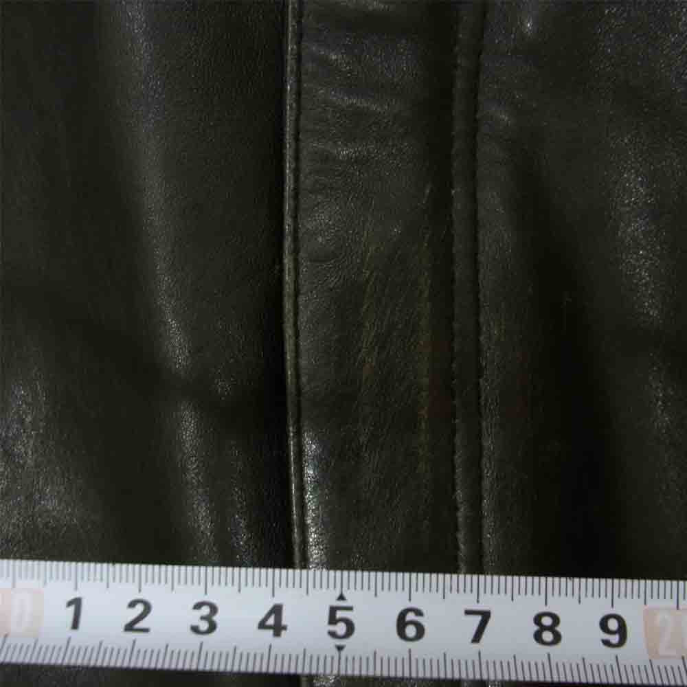 schott ショット 3191050 C.R.J HAWAIIAN LINING クラシック レーサー ジャケット シープスキン ライダース ブラック系 M【中古】