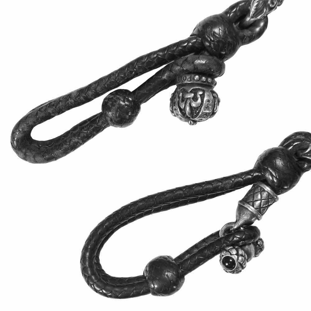 LEATHERS AND TREASURES レザーズアンドトレジャーズ ライオン クラウン ボーン シルバー系【中古】