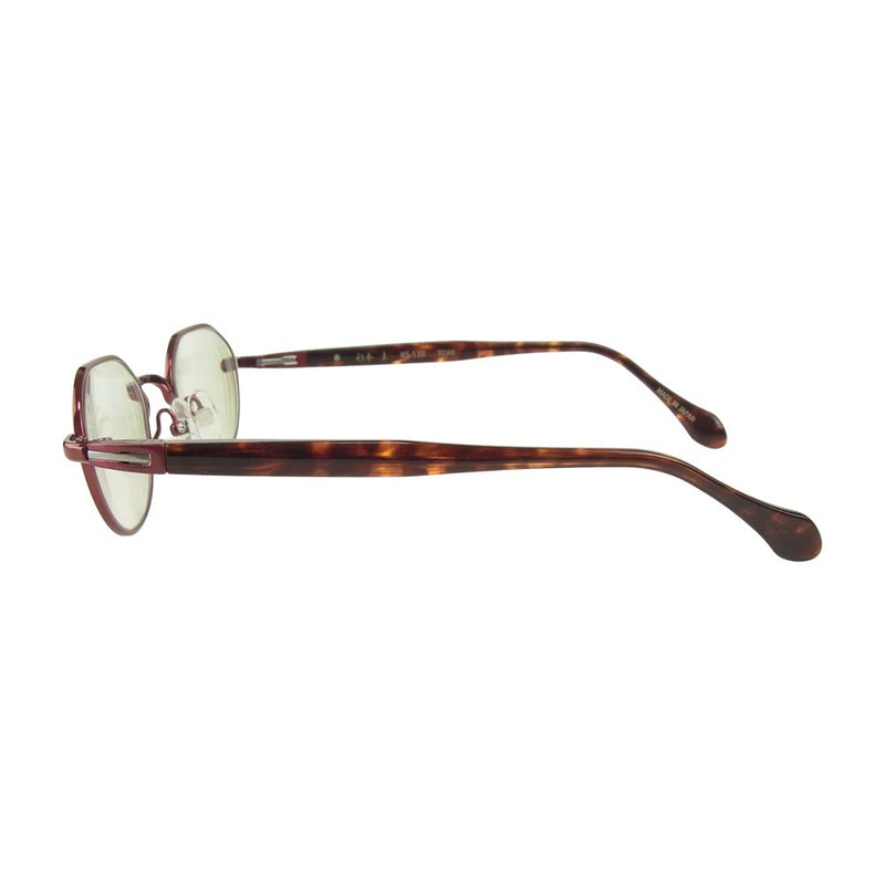 杉本圭 KS-139 日本製 アセテート チタン フレーム 眼鏡 メガネ アイウェア ワインレッド系 46□20－144【中古】