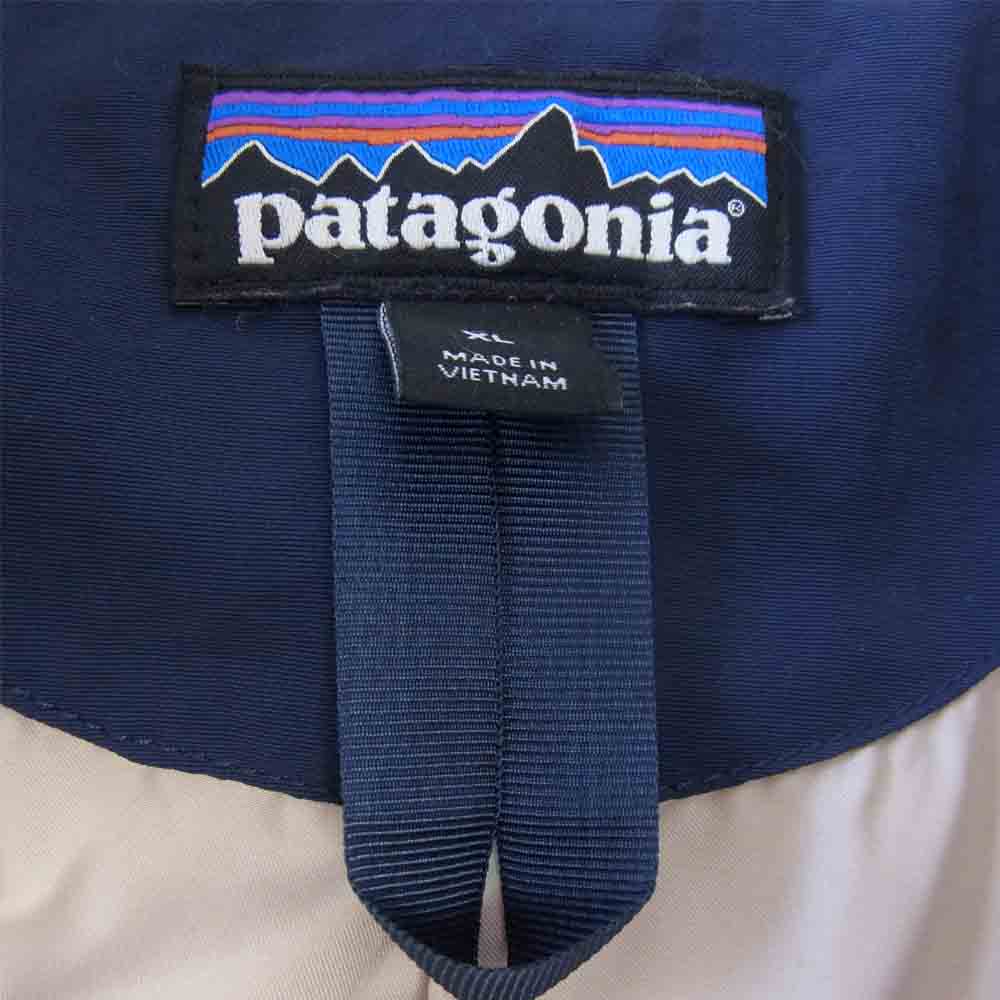 patagonia パタゴニア FA19 22830 Retro-X Bomber Jacket レトロX ボマー ジャケット フリース ネイビー系 ベージュ系 XL【中古】