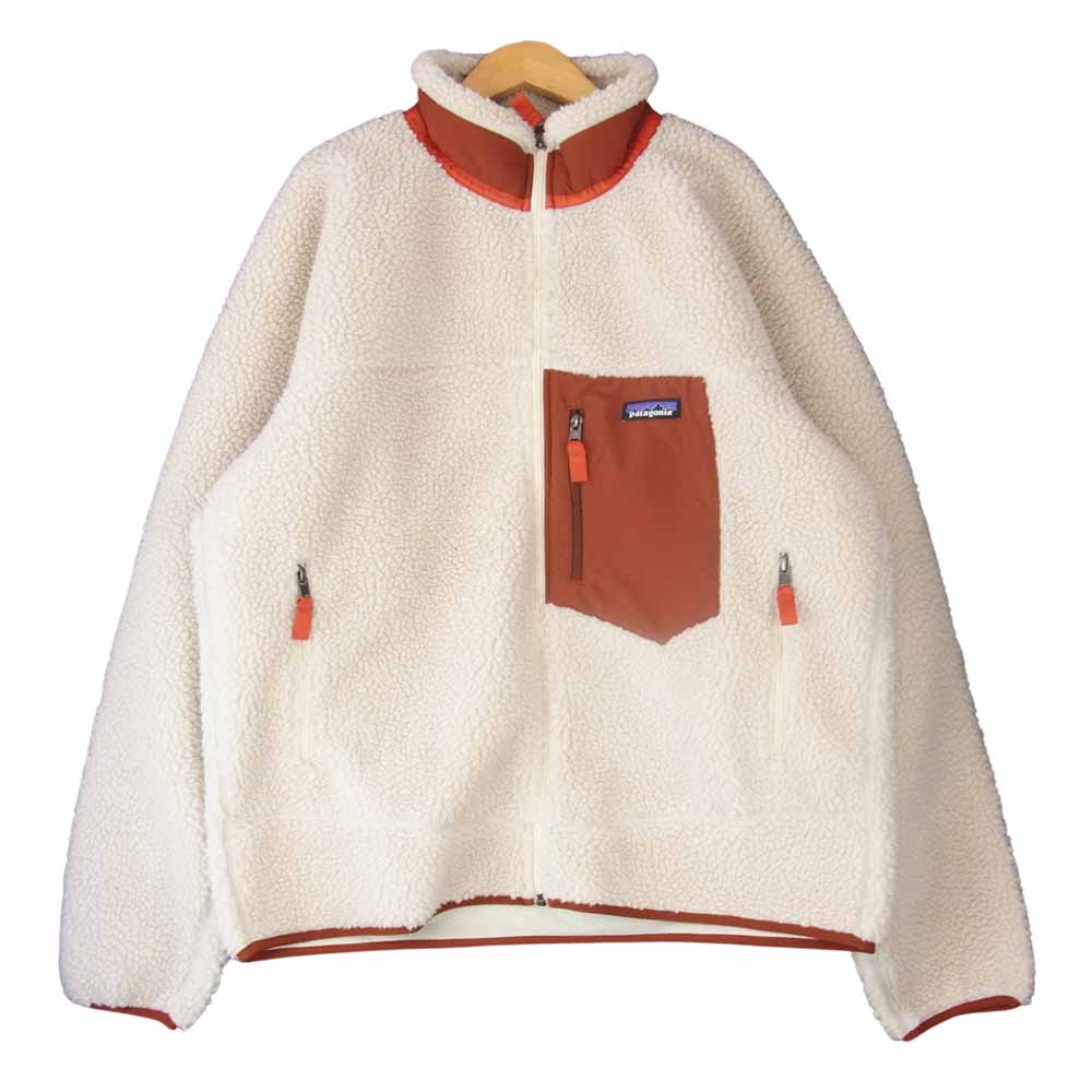 patagonia パタゴニア FA20 23056 Classic Retro-X Jacket クラシック レトロX ジャケット フリース オレンジ系 ベージュ系 L【中古】
