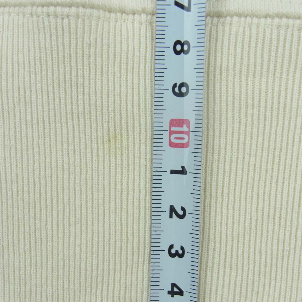 Champion チャンピオン C3-K007 小文字ランタグ 復刻 ラグラン ショートスリーブ クルーネック 半袖 Tシャツ オフホワイト系 M【中古】
