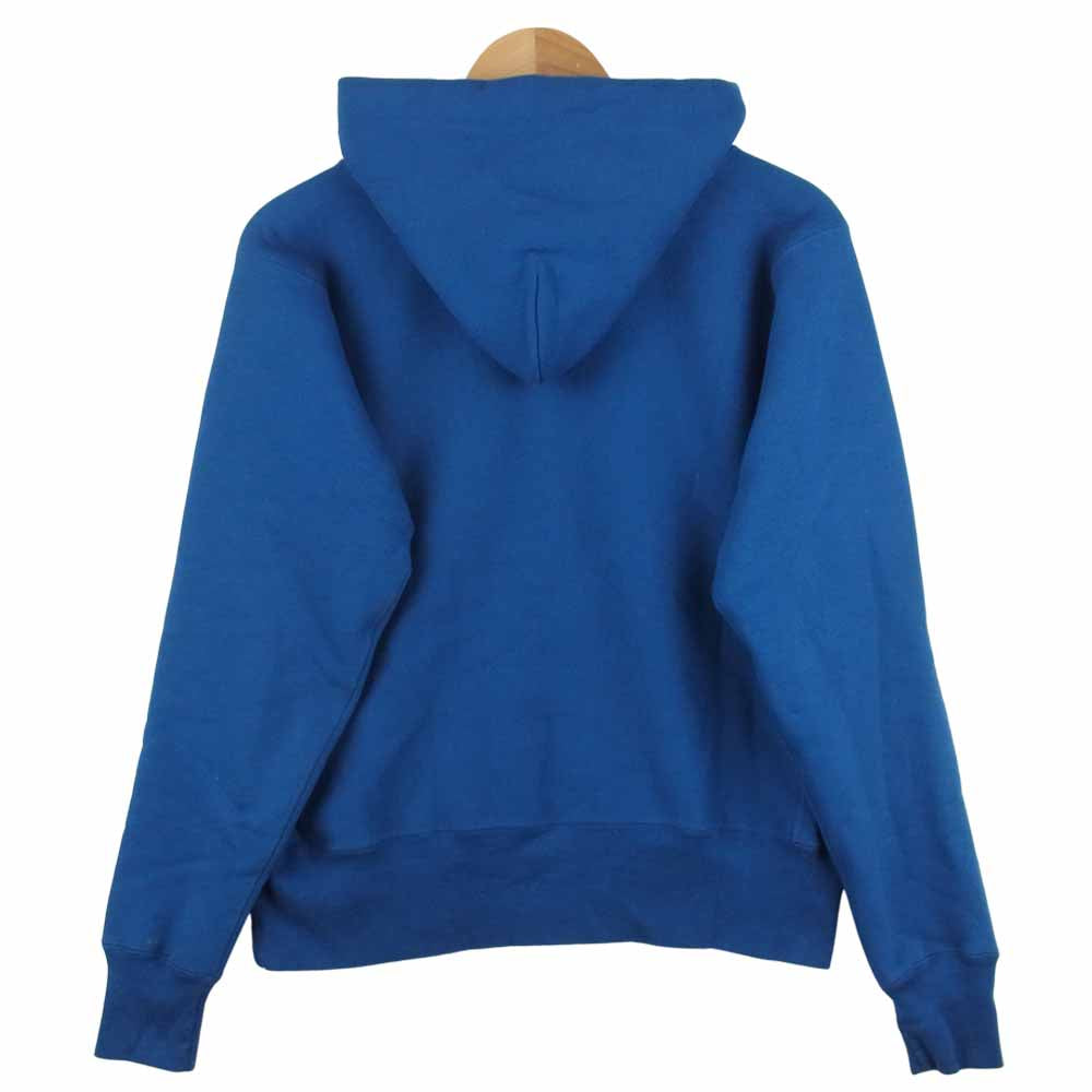 Champion チャンピオン 赤タグ 復刻 PENN ペンシルバニア 大学 リバースウィーブ パーカー USA製 ブルー系 M【中古】