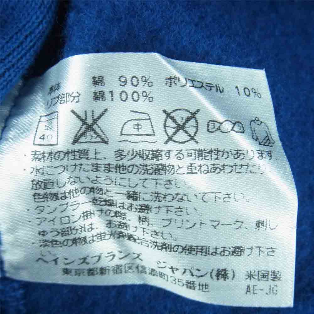 Champion チャンピオン 赤タグ 復刻 PENN ペンシルバニア 大学 リバースウィーブ パーカー USA製 ブルー系 M【中古】