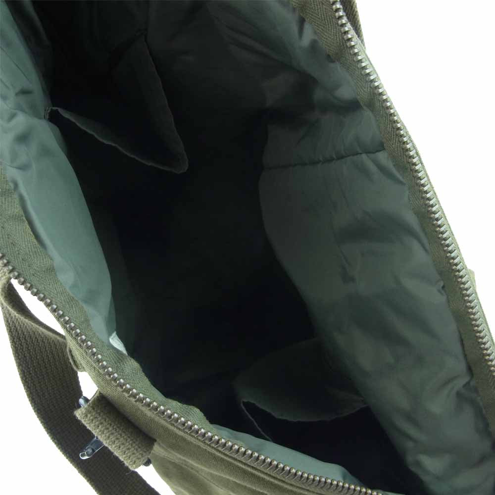 Nigel Cabourn ナイジェルケーボン AIR FORCE BAG HALFTEX エアフォース バッグ ハーフテックス ヘルメット カーキ系【中古】