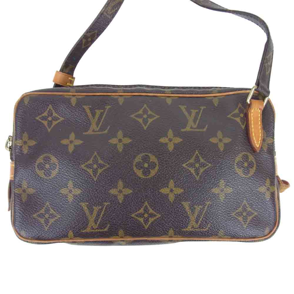 LOUIS VUITTON ルイ・ヴィトン M51828 モノグラム ポシェット マルリー バンドリエール ブラウン系【中古】