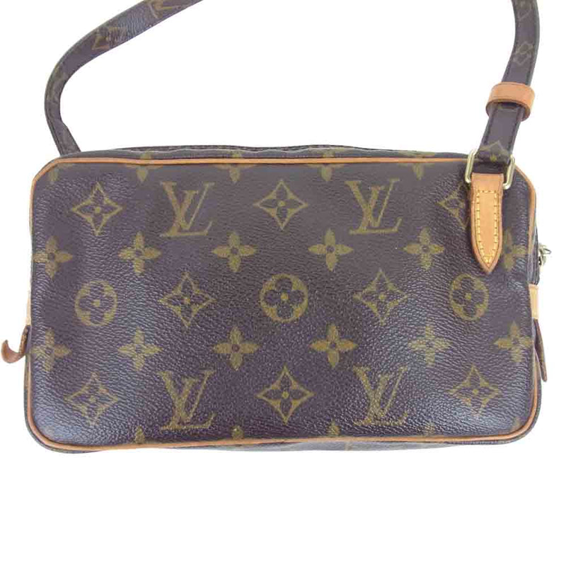 LOUIS VUITTON ルイ・ヴィトン M51828 モノグラム ポシェット マルリー バンドリエール ブラウン系【中古】