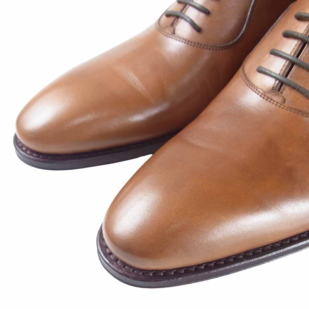 JALAN SRIWIJAYA ジャランスリウァヤ 98475 プレーントゥ ビジネスシューズ レザーソール ブラウン系 6.5【美品】【中古】