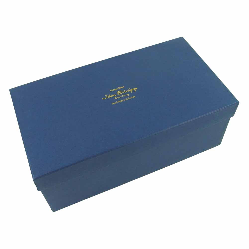 JALAN SRIWIJAYA ジャランスリウァヤ 98409 クォーター ブローグ シューズ レザーソール カーフレザー ブラック系 UK9.5【美品】【中古】