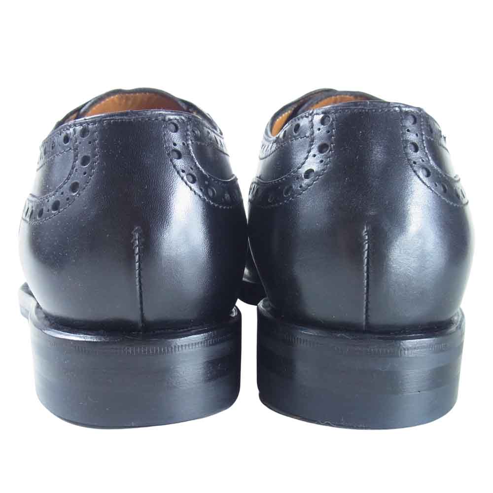JALAN SRIWIJAYA ジャランスリウァヤ 98441 セミブローグ シューズ DAINITE SOLE ダイナイトソール カーフレザー BlackCalf 5.5【極上美品】【中古】