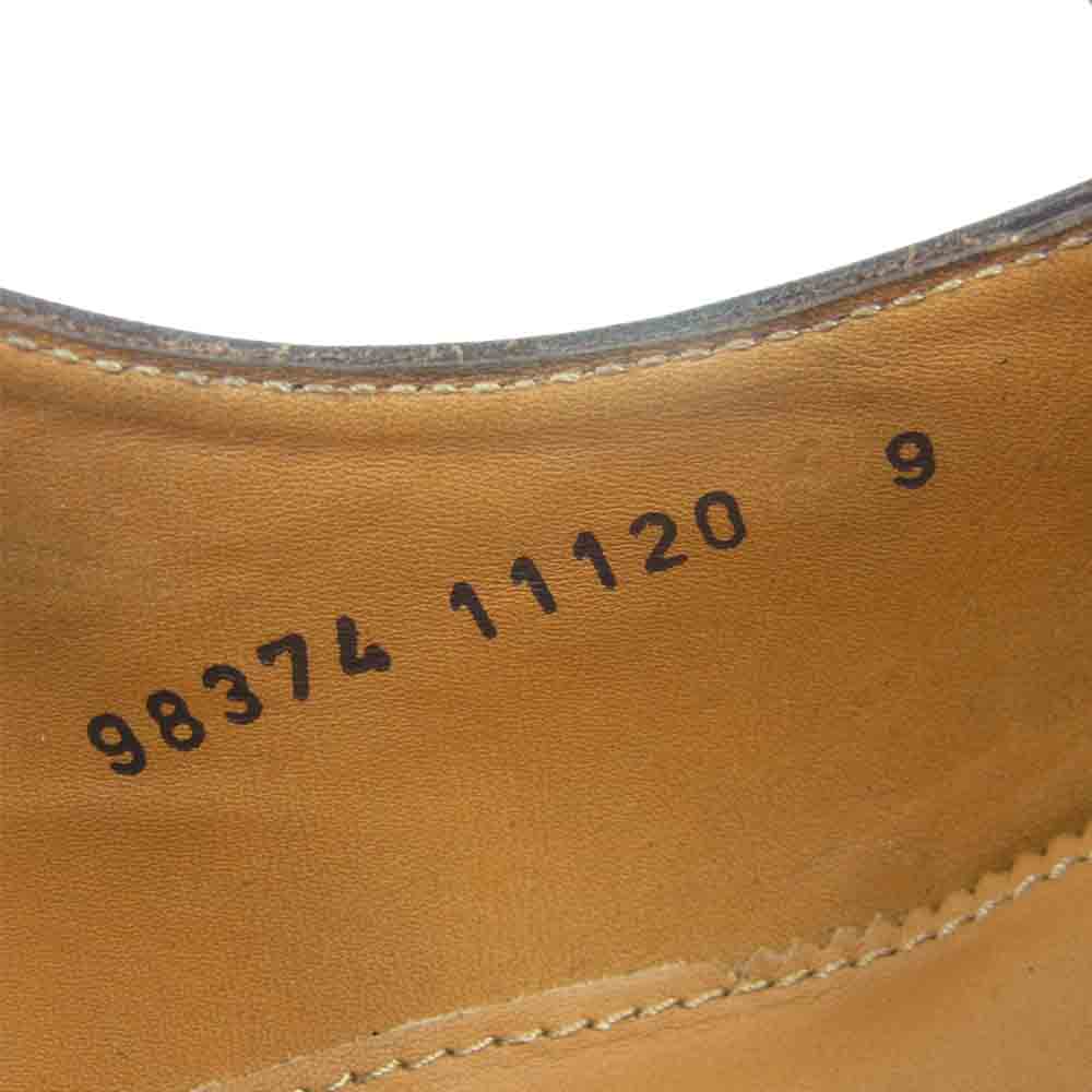 JALAN SRIWIJAYA ジャランスリウァヤ 98374 ダブルモンク ストラップ シューズ DAINITE SOLE ダイナイトソール カーフレザー ダークブラウン系 9【極上美品】【中古】